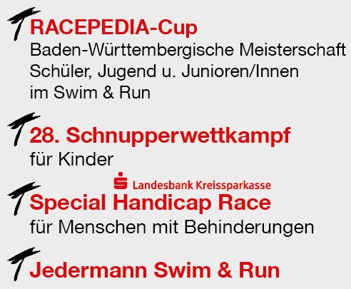 Ausschreibung Swim & Run 2022